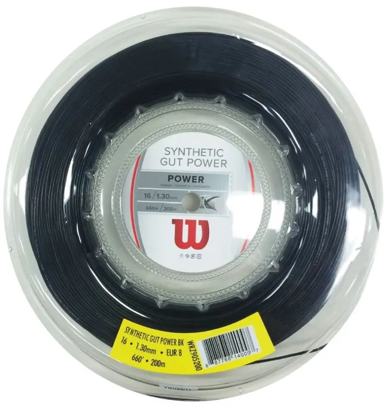 Wilson Synthetic Gut Power (200 m) - black