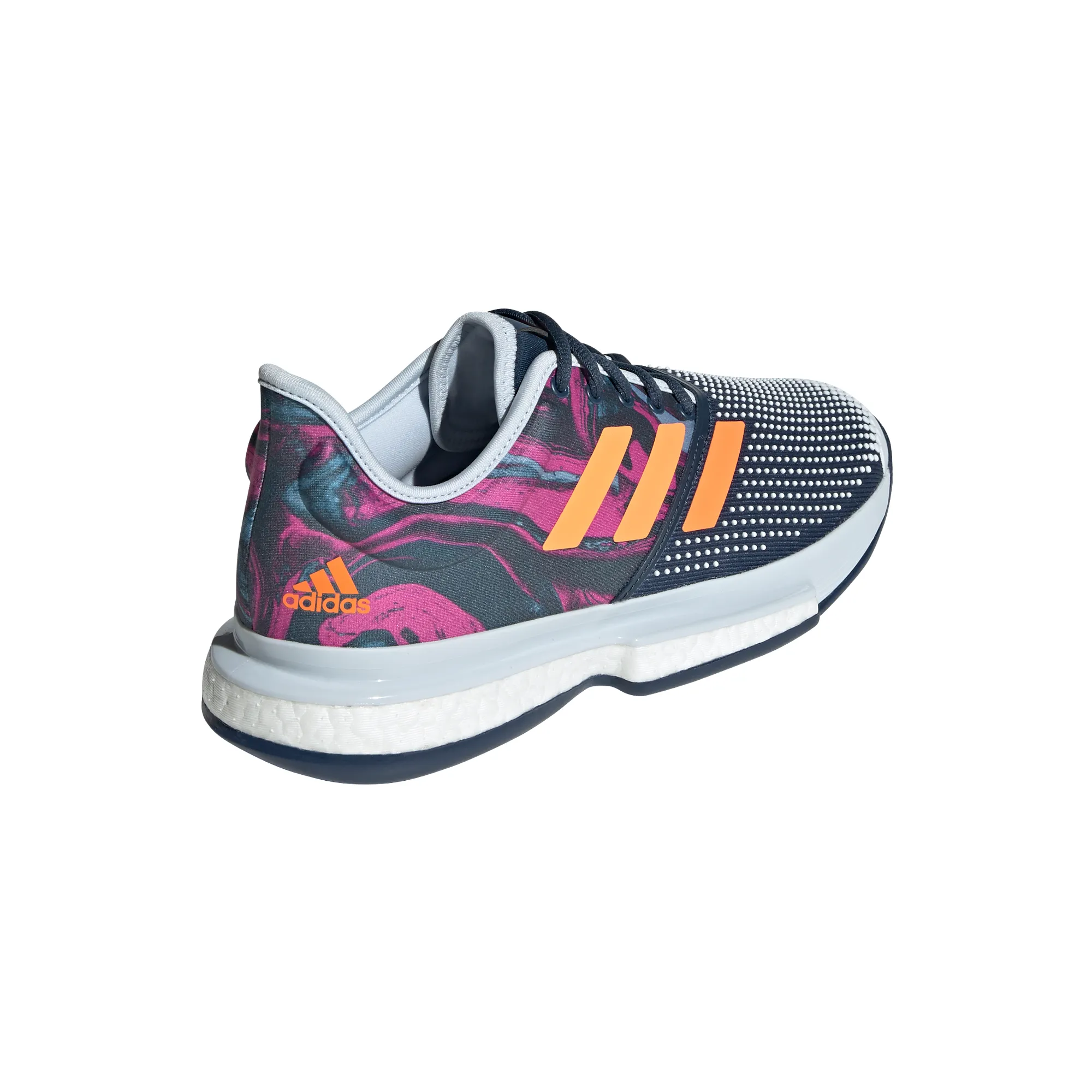 Adidas SoleCourt M Primeblue - halo blue/screaming pink/screaming orange
