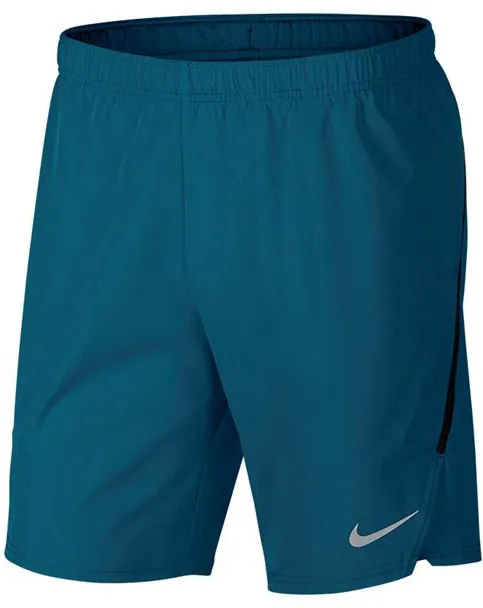 Nike Flex Ace 9IN Short - green abyss/green abyss/metallic silver