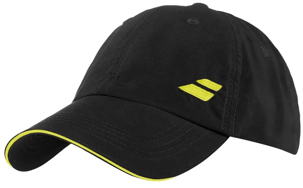 babolat-basic-logo-cap-black-blazing-yellow-1 Babolat Basic Logo Cap - black/blazing yellow