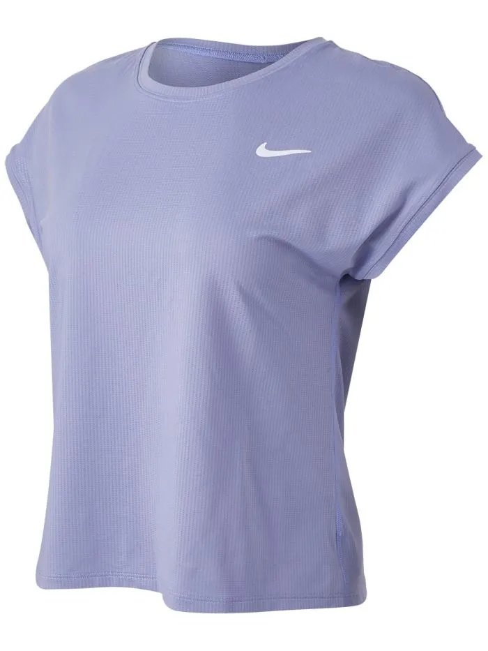 Nike Court Dri-Fit Victory Top SS W - indigo haze/white