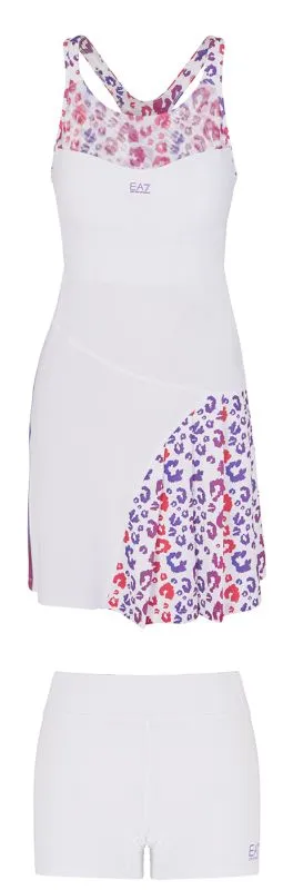 EA7 Woman Jersey Dress - white EA7 Woman Jersey Dress - white