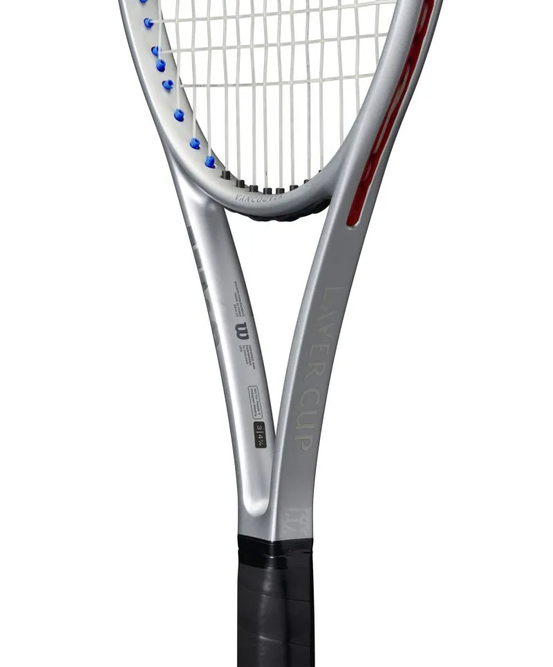 Tennisschläger Wilson Blade 98 16x19 V8 Laver Cup 2023 + Besaitung