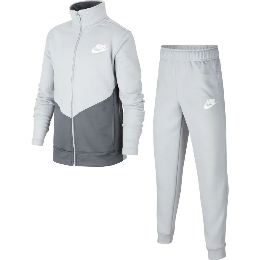 Nike Swoosh Core Tracksuit Futura - light smoke grey/iron grey/white
