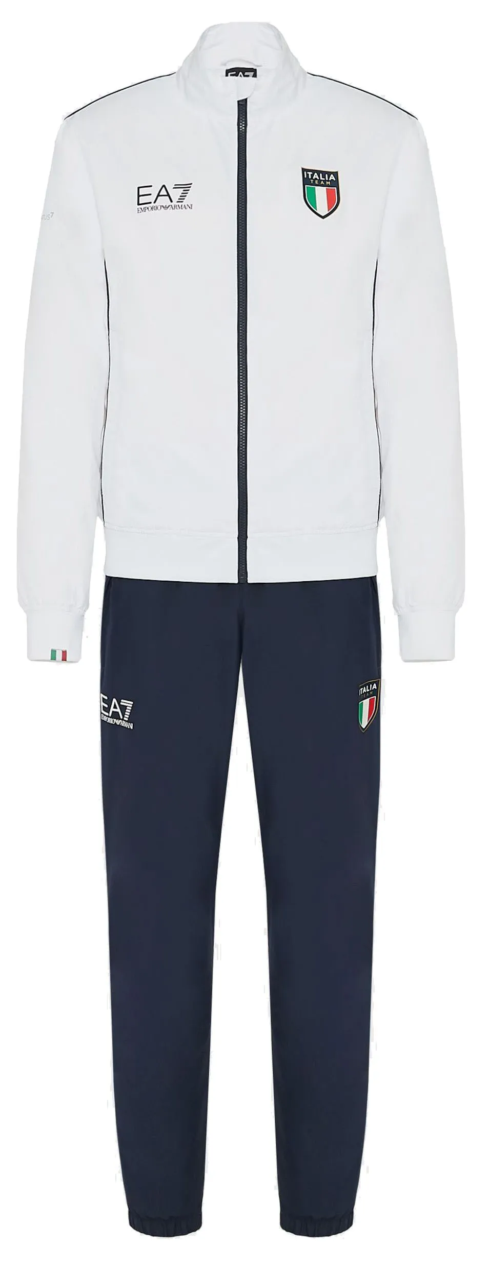 EA7 Man Woven Tracksuit - white/navy blue