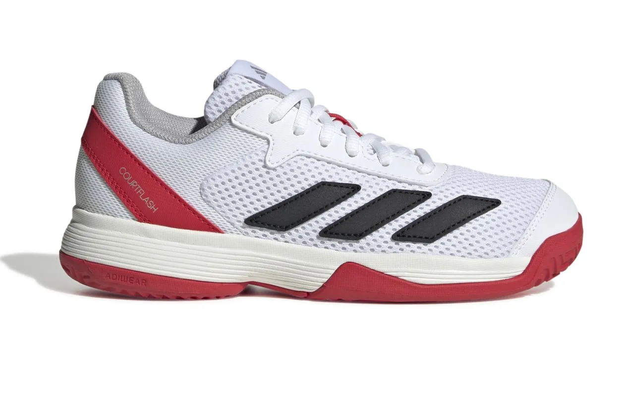 JI2448_1_FOOTWEAR_Photography_Side-Lateral-Center-View_white Adidas Courtflash K
