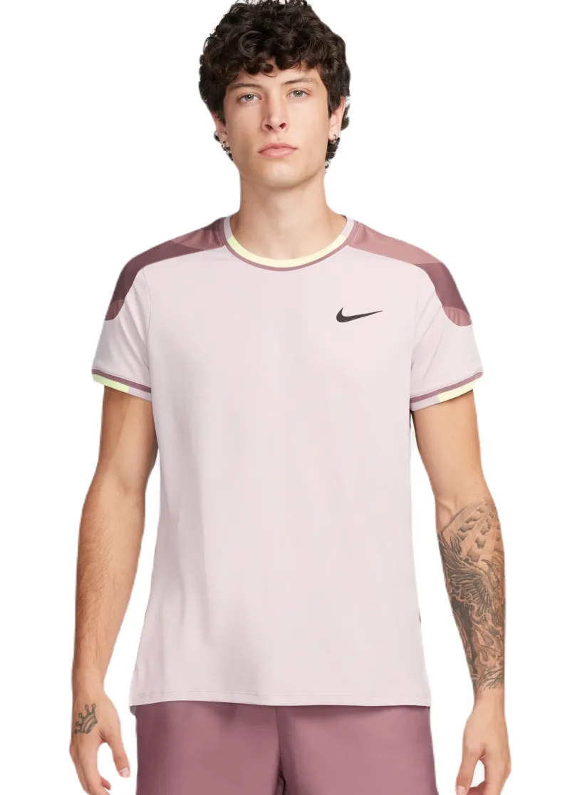 Nike Court Slam Dri-Fit Tennis Top - platinum violet/smokey mauve/black Nike Court Slam Dri-Fit Tennis Top - platinum violet/smokey mauve/black