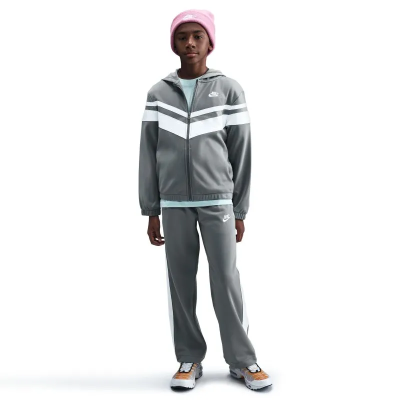 Nike Kids Sportswear Dri-Fit Hooded - smoke grey/white/white