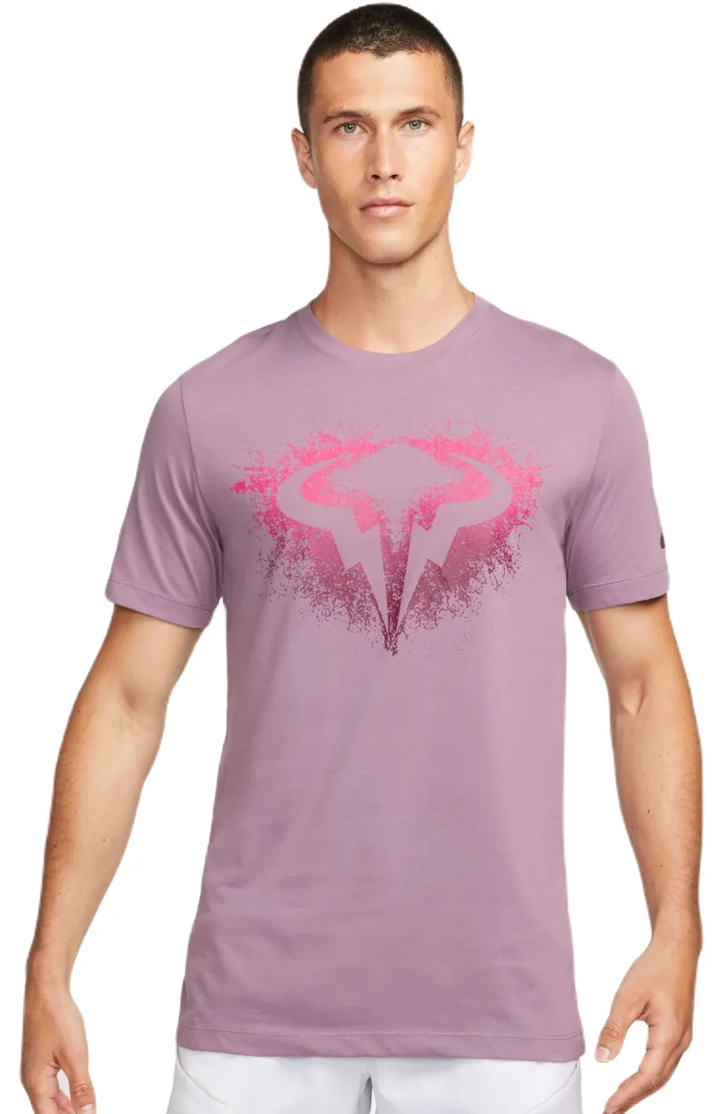 Nike Dri-Fit Rafa Tennis T-Shirt - violet dust Nike Dri-Fit Rafa Tennis T-Shirt - violet dust