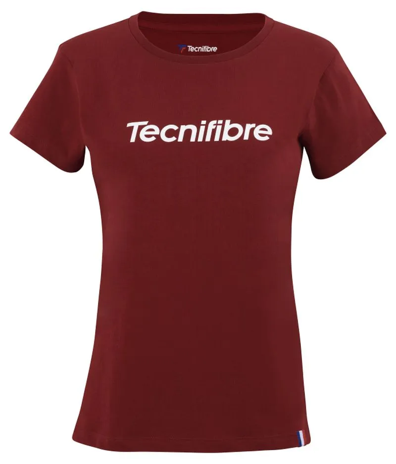 Tecnifibre Club Cotton Tee - cardinal
