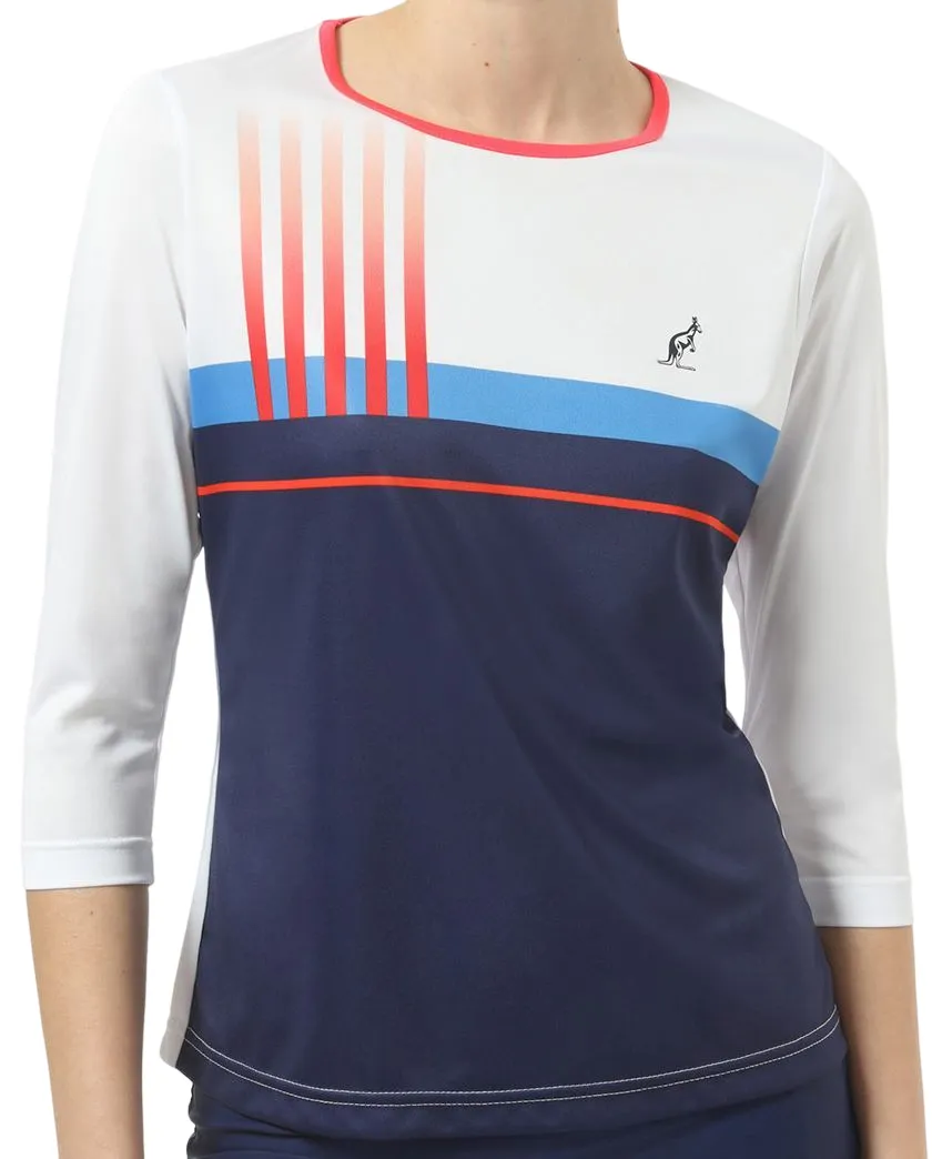 Australian Ace Long Sleeve T-Shirt - bianco