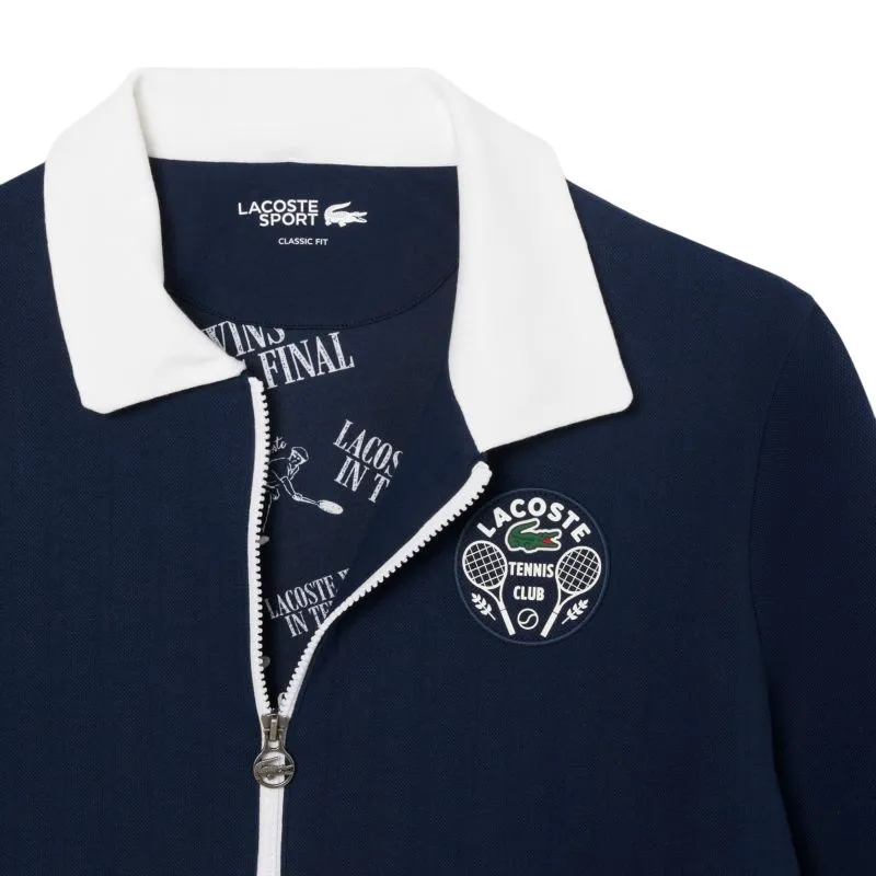 Lacoste Tennis Heritage Ultra Dry - navy blue/white