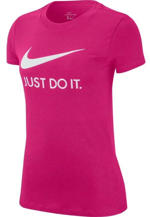 Nike Sportswear Tee Just Do It Slim W - fireberry/white