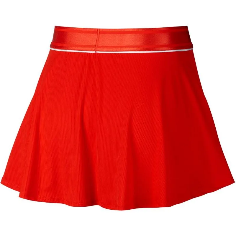 Nike Court Dry Flounce Skirt - habanero red/white