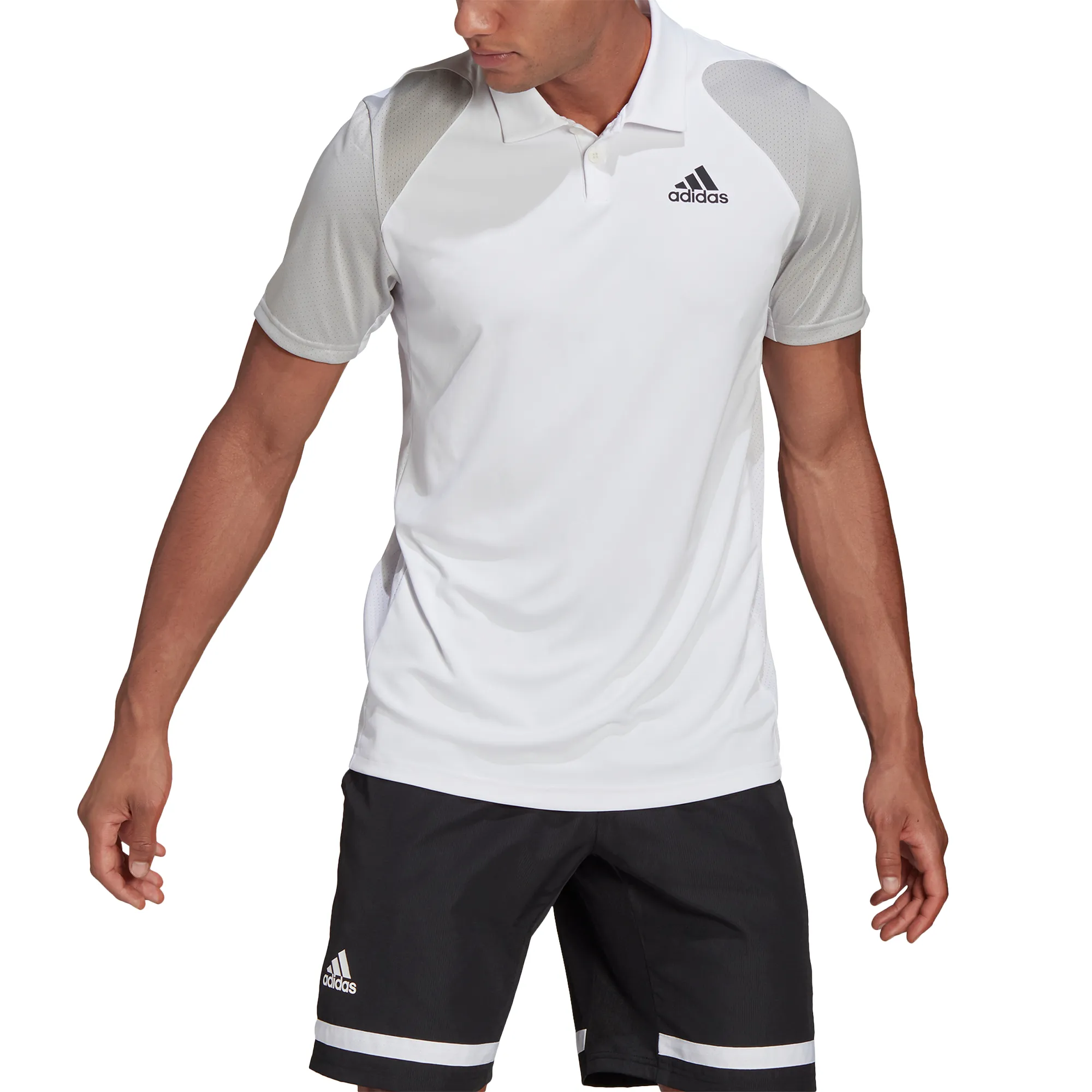 Adidas Club Polo M - white/grey two/black