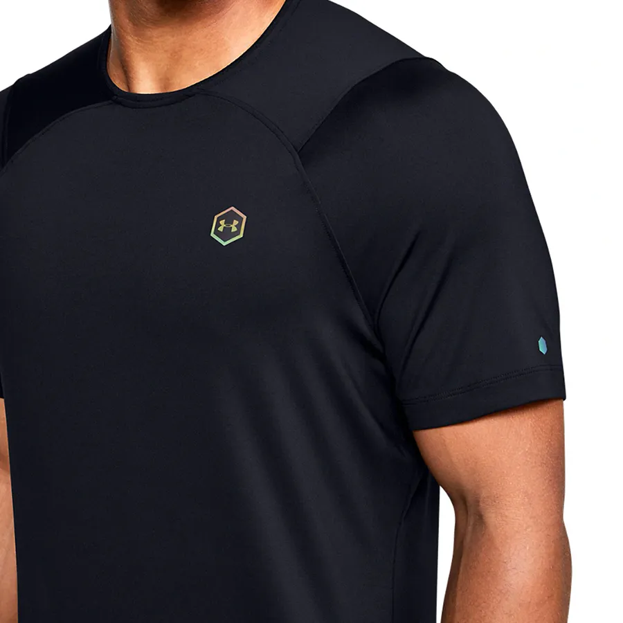 under-armour-rush-heatgear-fitted-short-sleeve-black-3 Under Armour RUSH HeatGear Fitted Short Sleeve - black