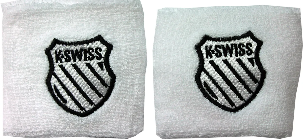K-Swiss Wristband 2,5" - white/black