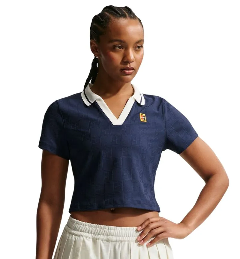 Nike Court Dri-FIT Cropped - midnight navy/sail