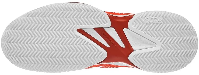 Asics Court FF Novak Clay - cherry tomato/white
