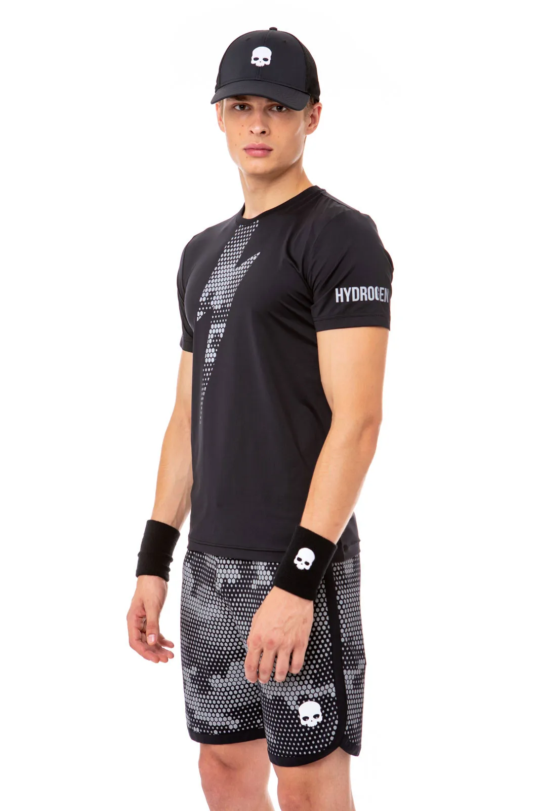 Hydrogen Tech Thunderbolt Tee - black/reflex