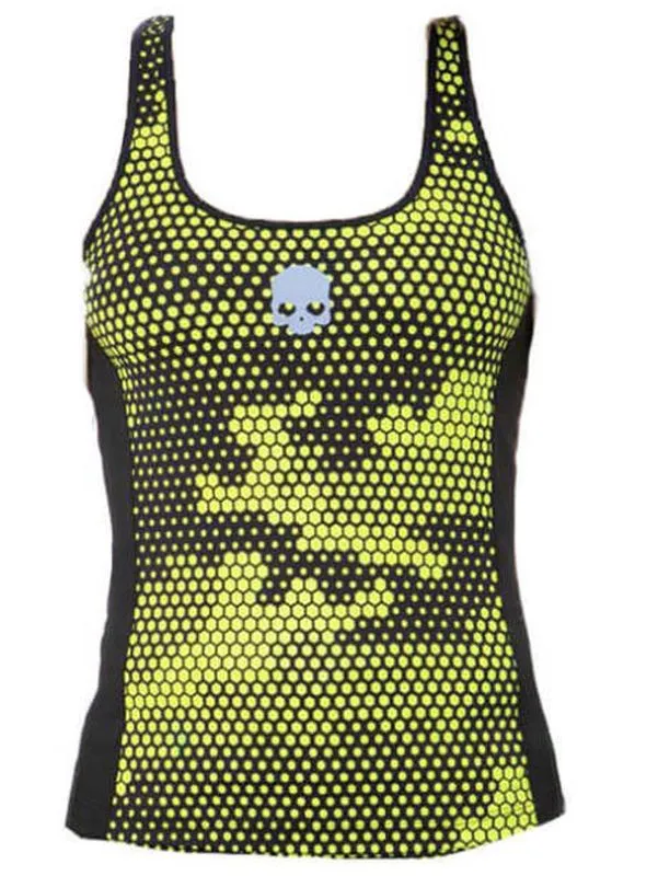 Hydrogen Tech Camo Tank Top - camo fluo yellow/black