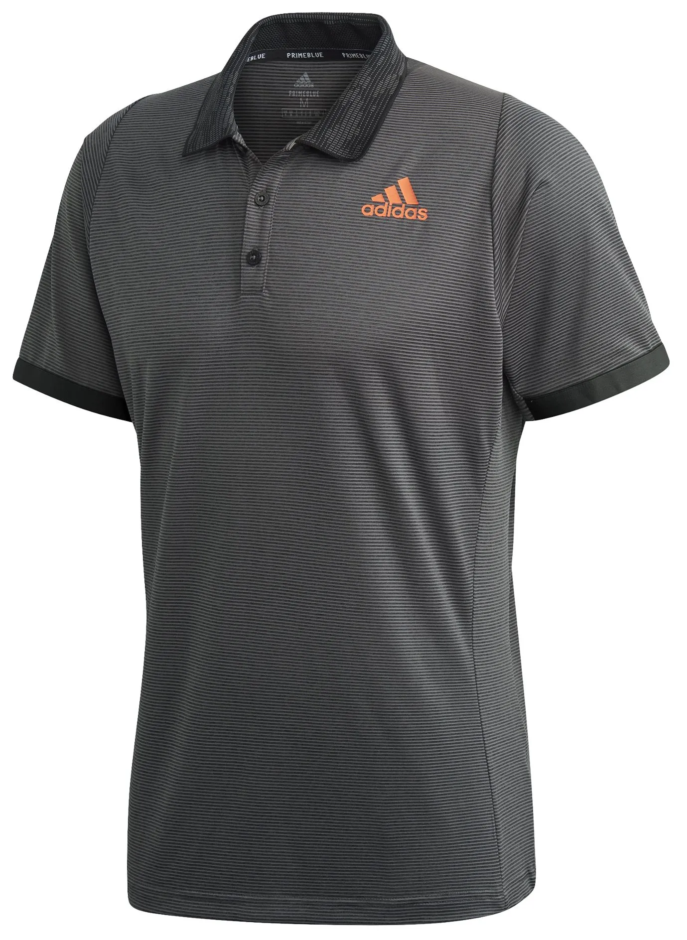 Adidas M Freelift Polo Primeblue - grey six/true orange