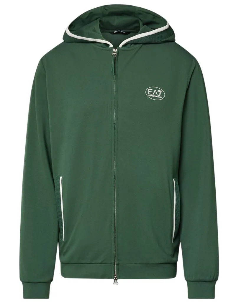EA7 Tennis Zip-Up Hooded - cilantro EA7 Tennis Zip-Up Hooded - cilantro
