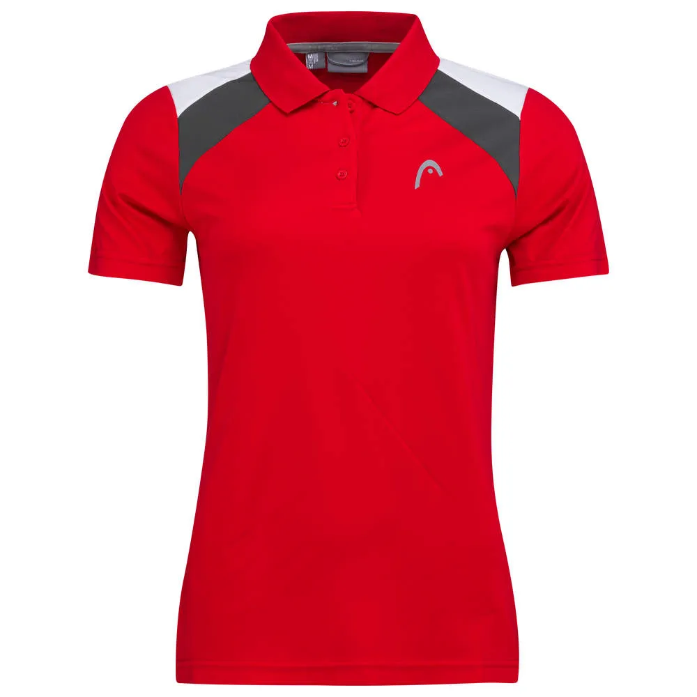 Head Club 22 Tech Polo Shirt W - red