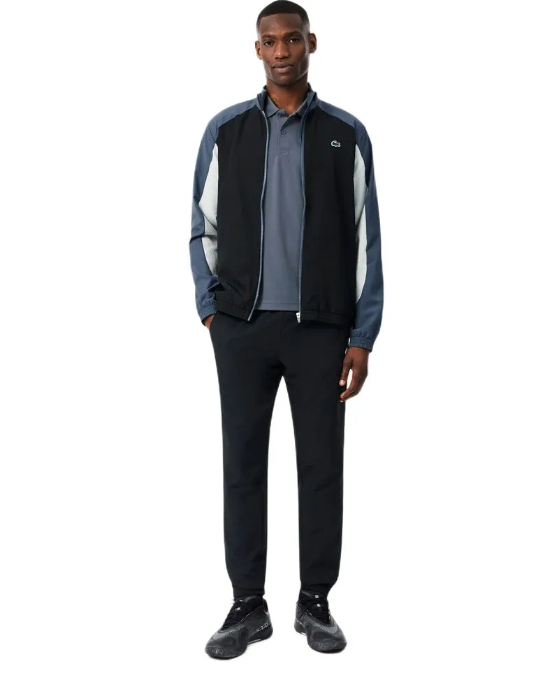 Lacoste Sport Printed Colour Block - black/grey