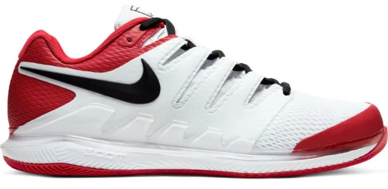 Nike Air Zoom Vapor X HC- white/black/university red