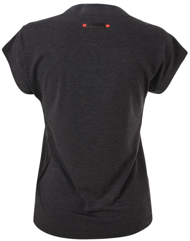 adidas-barricade-tee-women-black-black-heather-2 Adidas Barricade Tee Women - black/black heather