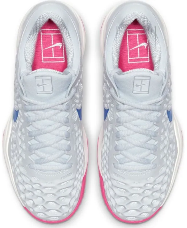 Nike WMNS Air Zoom Cage 3 HC - pure platinum/racer blue