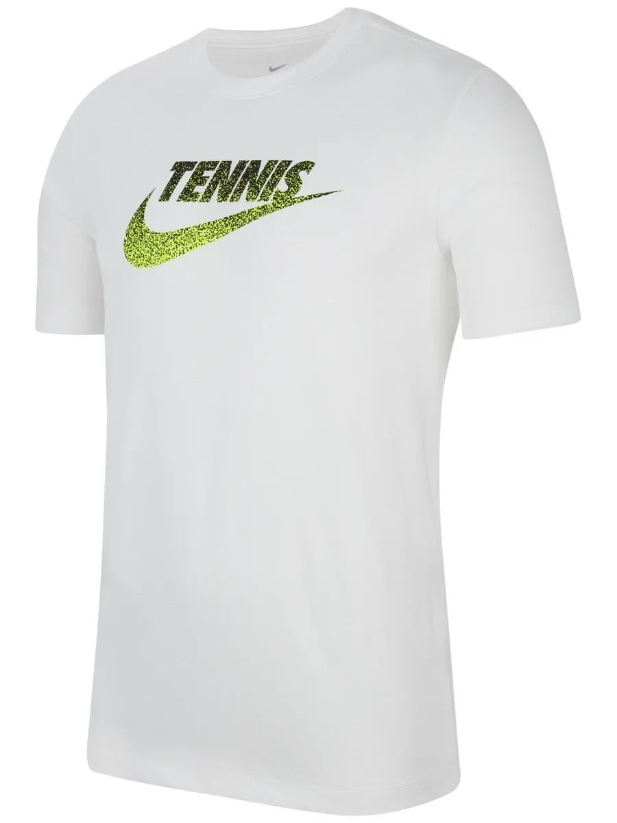 Nike Court Tennis Graphic - white/black/volt