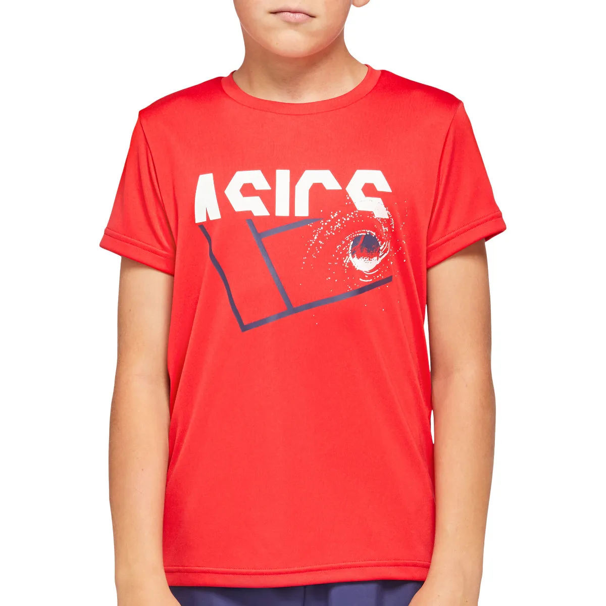 Asics Tennis B Kids GPX Tee - classic red
