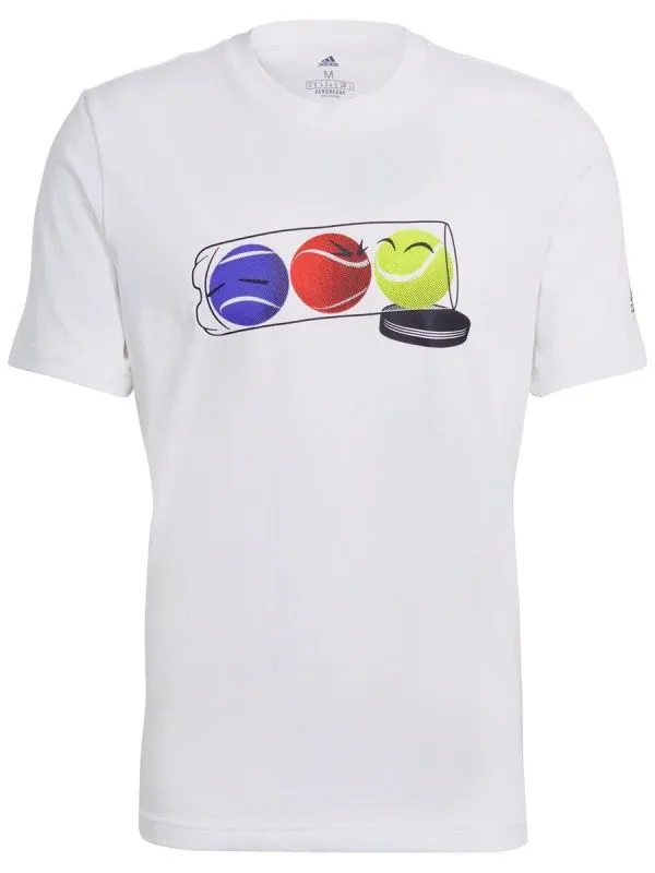 Adidas SS Q1 Tee M - white