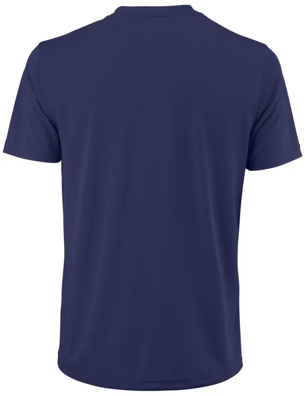 Wilson Script Tech Tee - blue depths/white