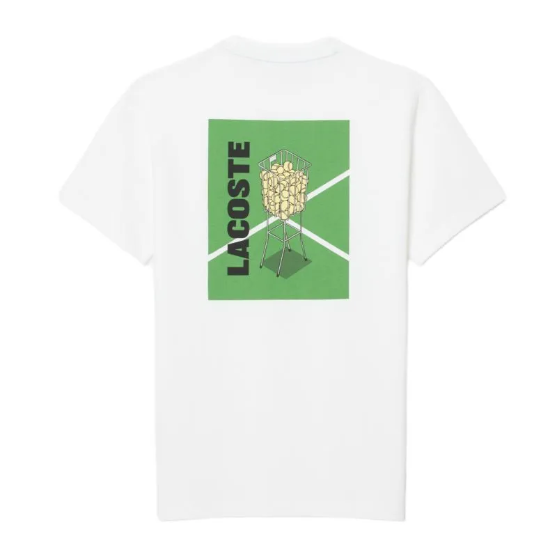 Lacoste Ultra Dry Printed Tennis - white