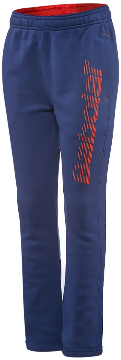 babolat-core-sweat-pant-big-logo-boy-twilight-blue Babolat Core Sweat Pant Big Logo Boy - twilight blue