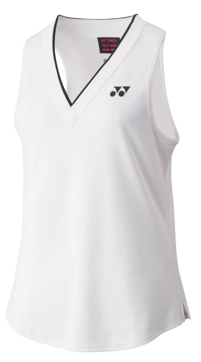 Yonex Wimbledon Fitted Tank Top - white Yonex Wimbledon Fitted Tank Top - white
