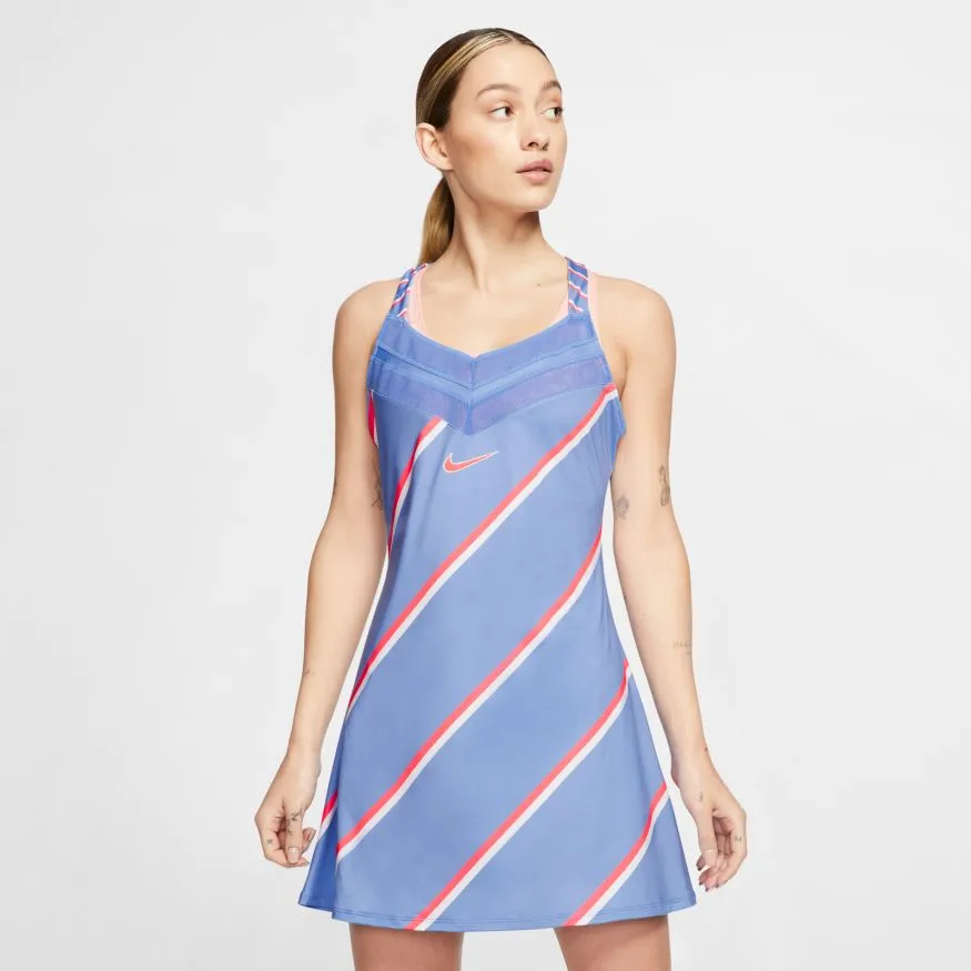 Nike Court Dress PS NT - royal pulse/laser crimson