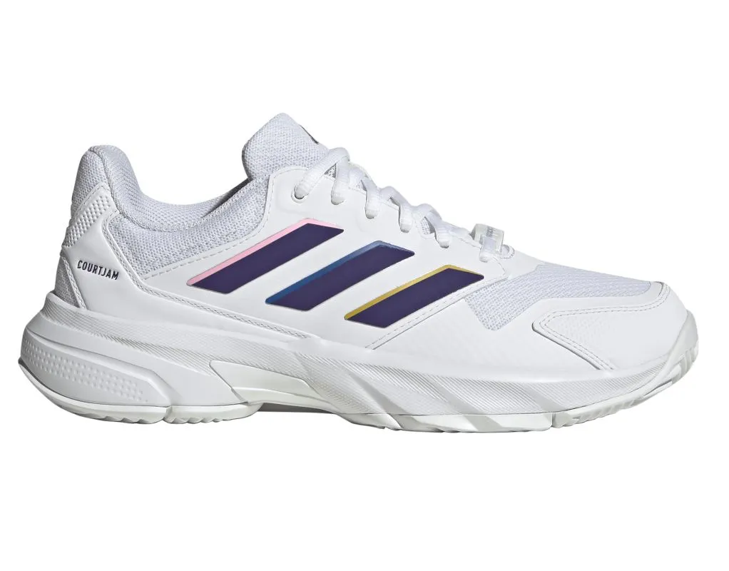 Adidas CourtJam Control 3 W - footwear white/core purple/footwear white Adidas CourtJam Control 3 W - footwear white/core purple/footwear white