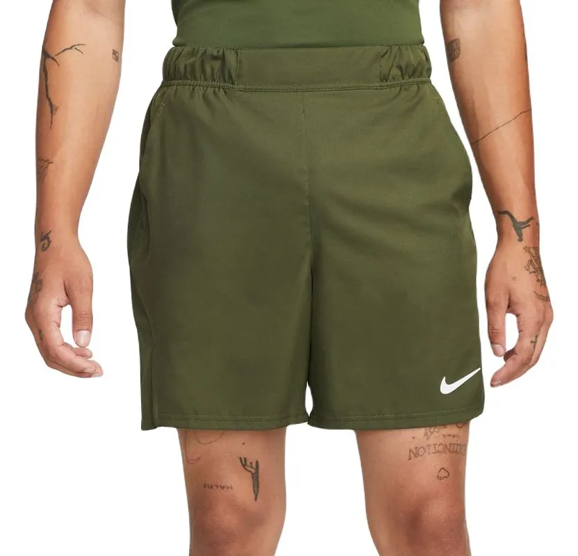 Nike Court Dri-Fit Victory Short 7in - rough green/white