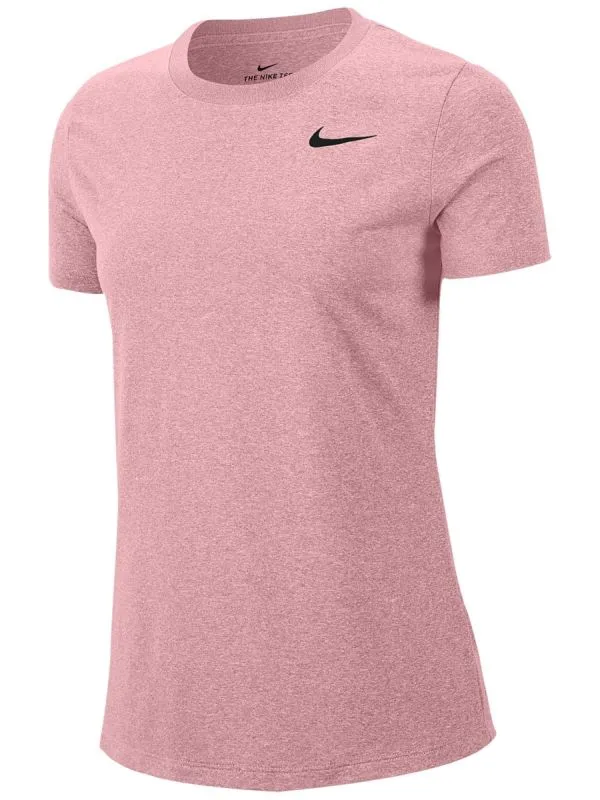 Nike Dri-Fit Leg Tee Crew W - pink glaze/black