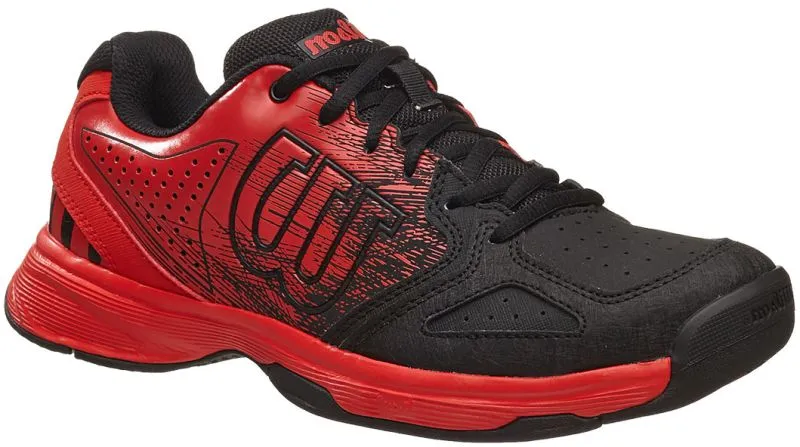 Wilson Kaos Comp JR - radiant red/black/radiant red