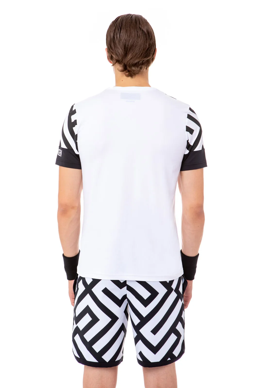 Hydrogen Tech Labyrinth Tee - white/black