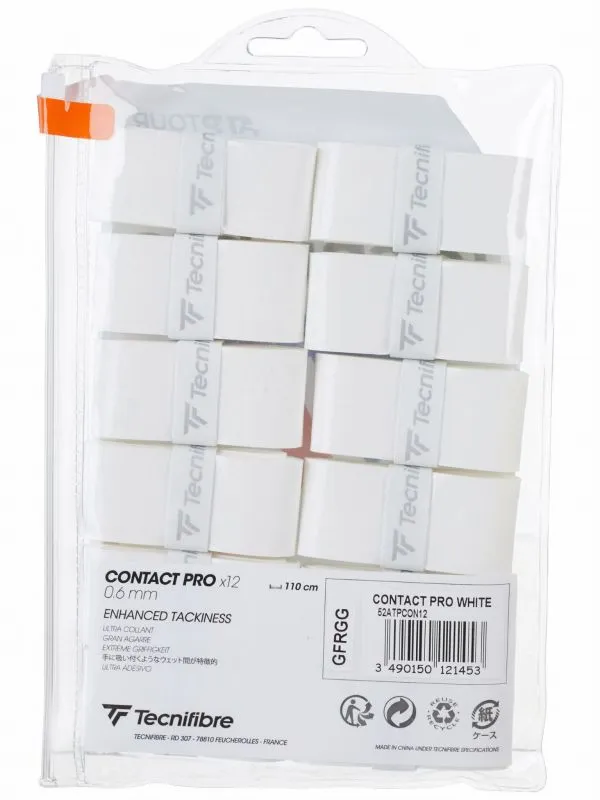 Tecnifibre Pro Contact 12P - white