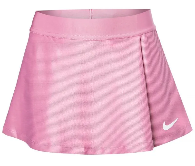 Nike Court Dri-Fit Victory Flouncy Skirt G - elemental pink/white Nike Court Dri-Fit Victory Flouncy Skirt G - elemental pink/white
