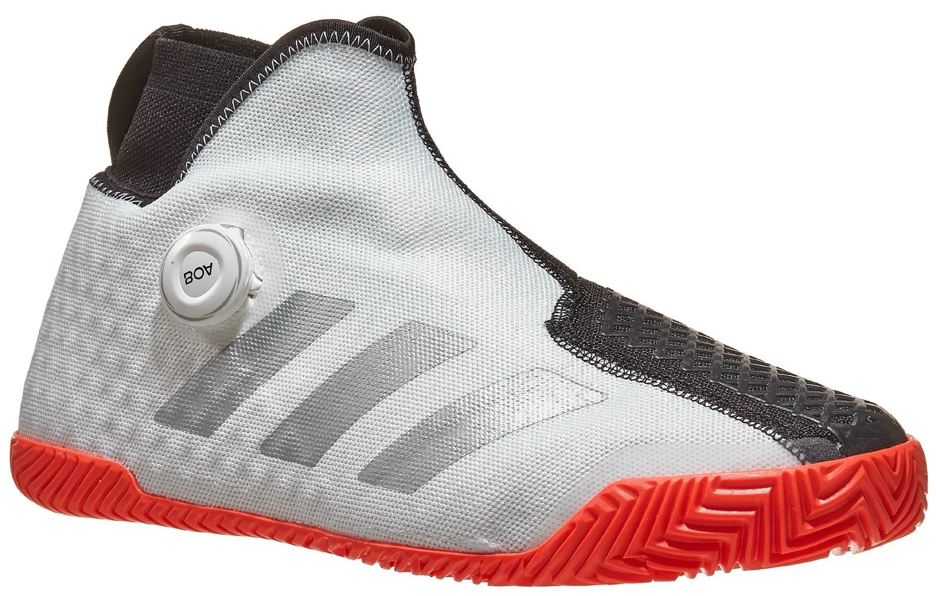 Adidas Stycon M BOA - cloud white/silver metallic/solar red