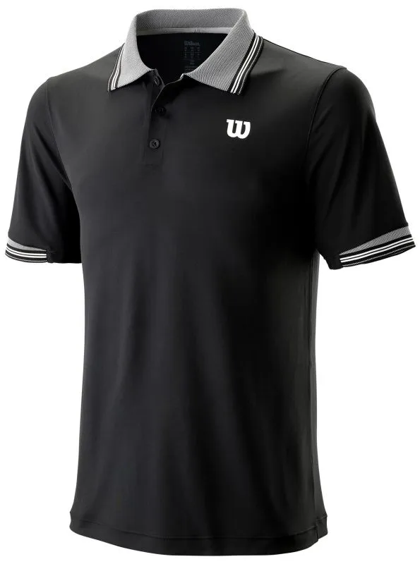 wilson-star-tipped-polo-black-1 Wilson Star Tipped Polo - black
