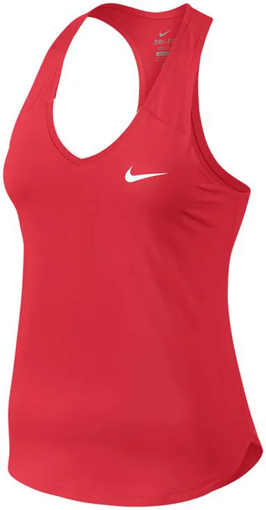 Nike Pure Tank - action red/white